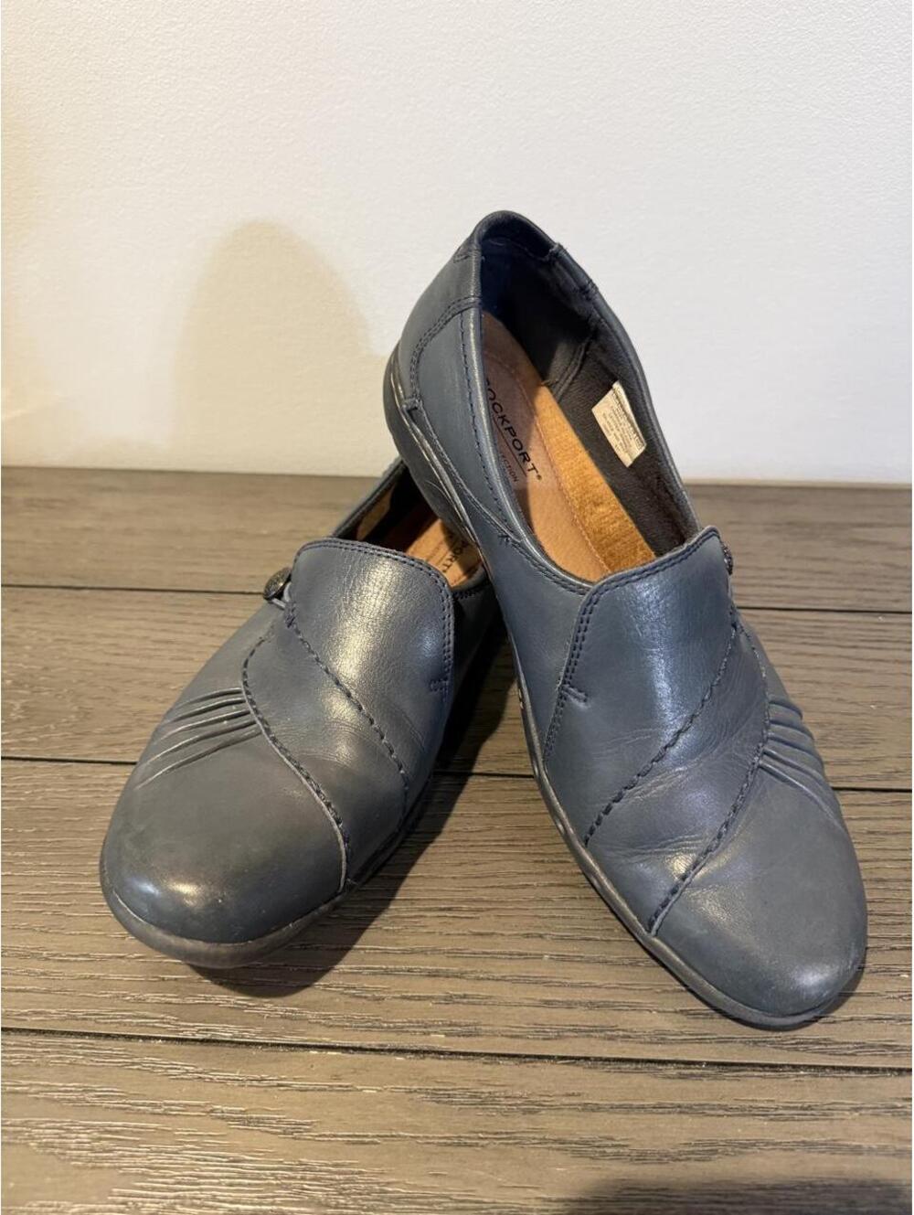 Rockport Women's Grey and Blue Loafer